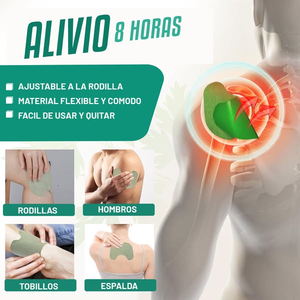 BioFlex – Parche Terapéutico Autocalentable con Extractos Naturales